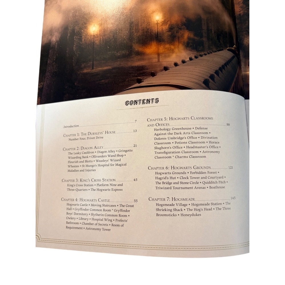 Harry Potter Magical Places from Films 2015 Hardcover Book with Diagon Alley Map - Picture 4 of 9